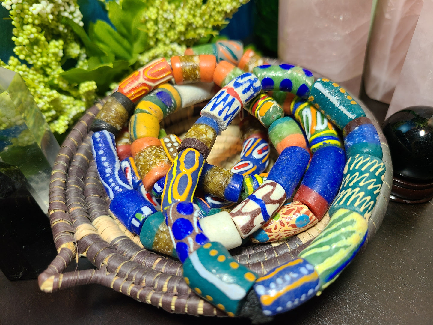 Ghana Trade Bead Bracelets
