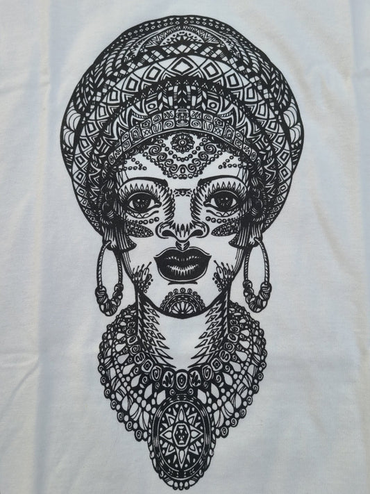 Mandala African Queen T-Shirt