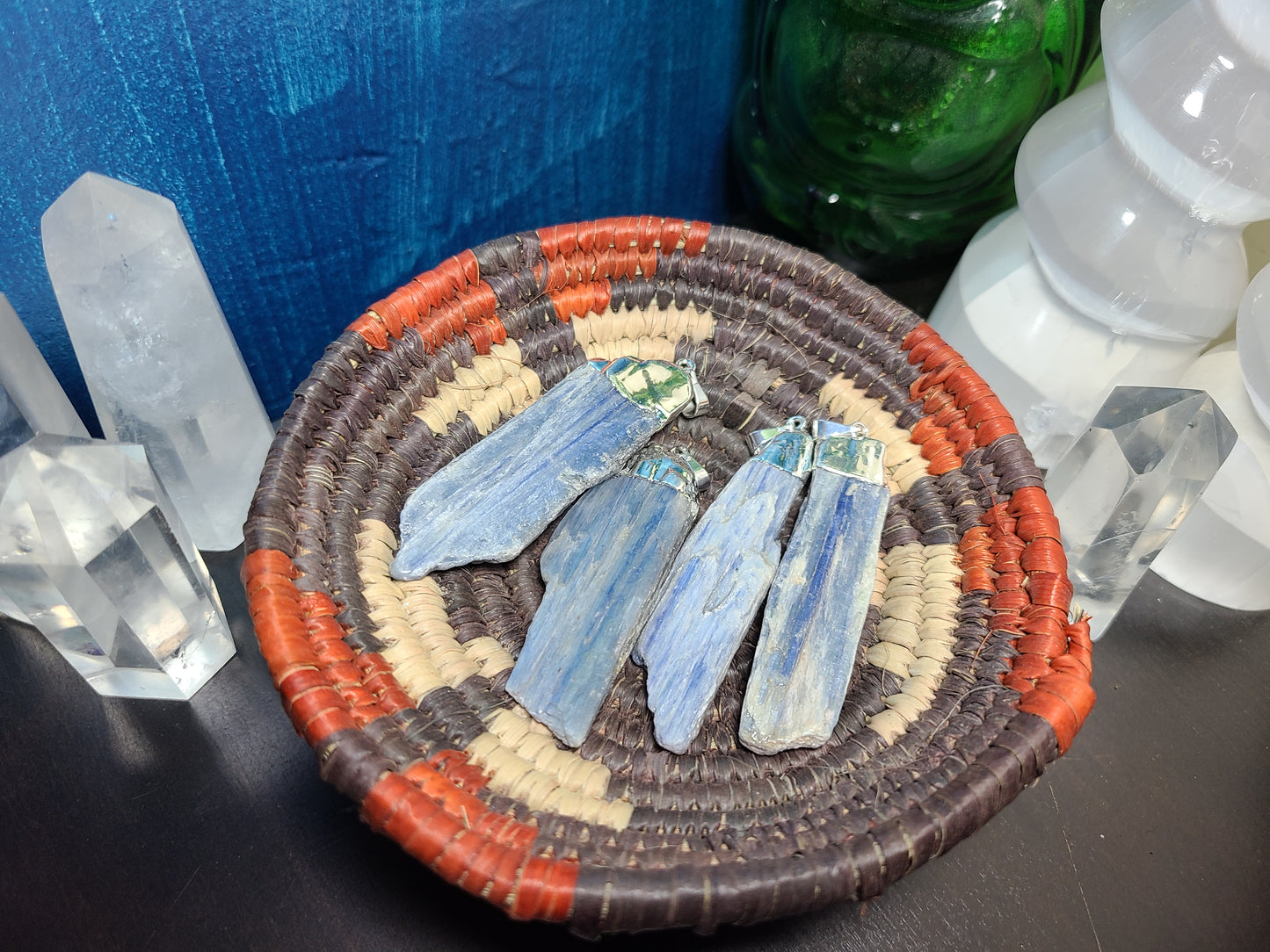 Raw Kyanite Pendant