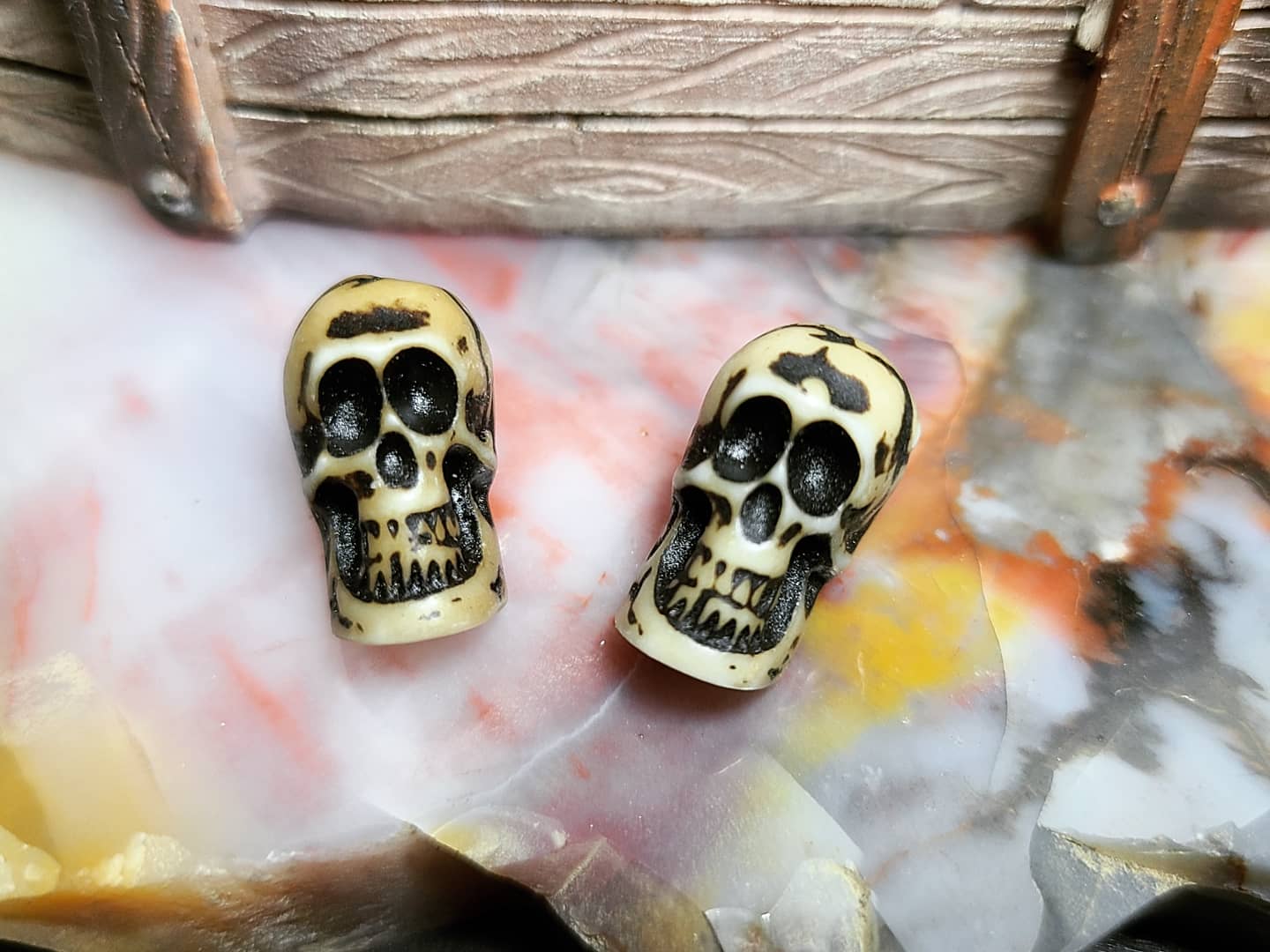 Skull beads