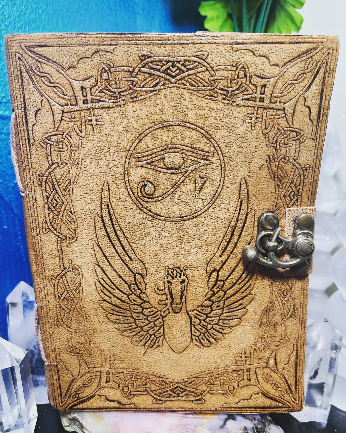Eye of Horus Leather Journal